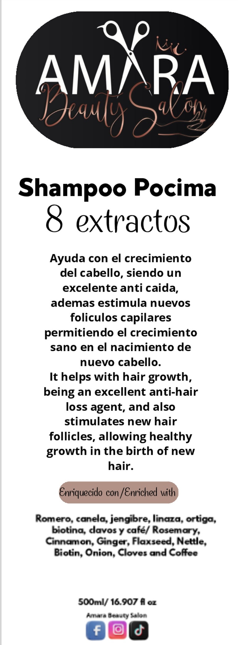Shampoo 8 extractos